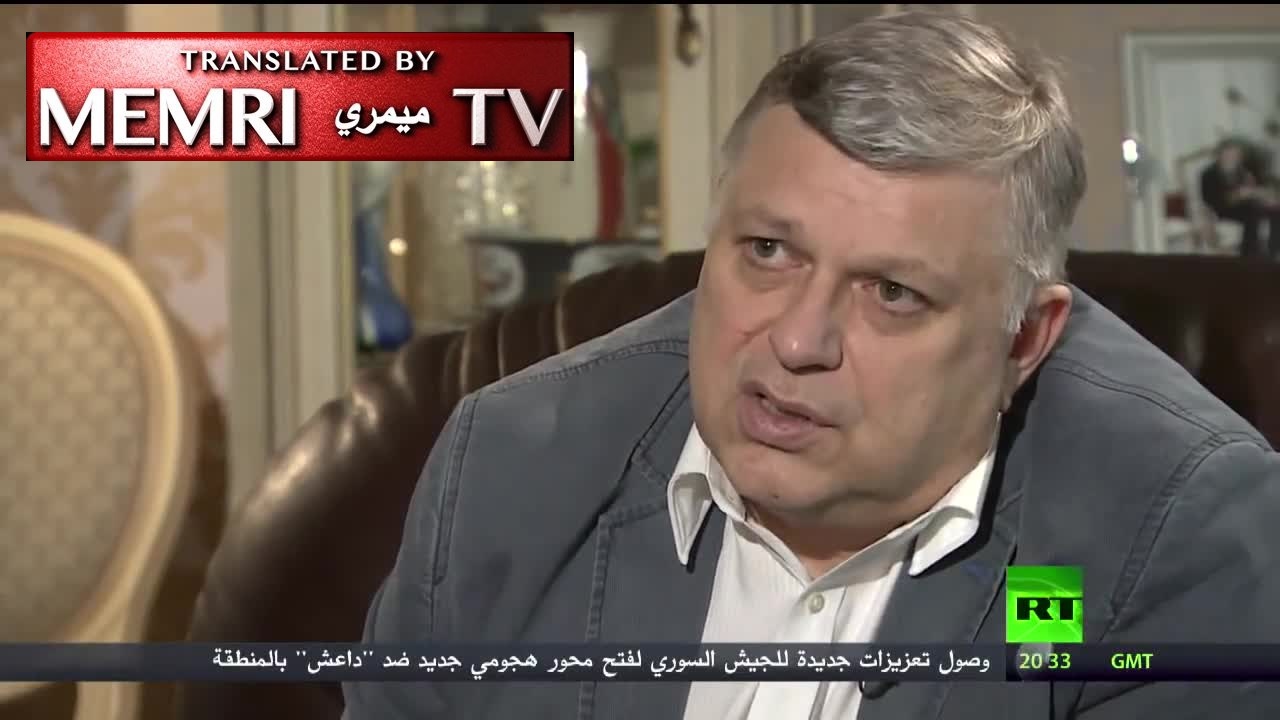 Former Russian Ambassador To Qatar Vladimir Titorenko: Qaradhawi Urged Al-Jazeera To Air Gory Arab Spring Footage And Said Qatari Rulers Would Eventually Be Ousted; Hamad Bin Jassim Orchestrated Deterioration Of Bilateral Relations